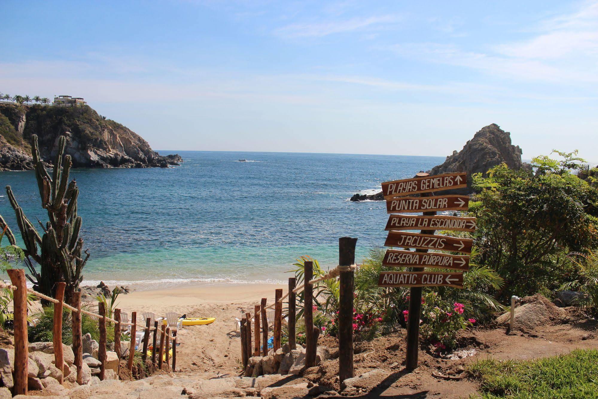 Isla Natura Beach Huatulco Tangolunda Exteriör bild